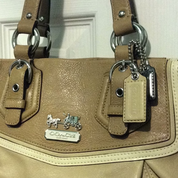 coach Madison leather Audrey bag - Picture 3 of 6